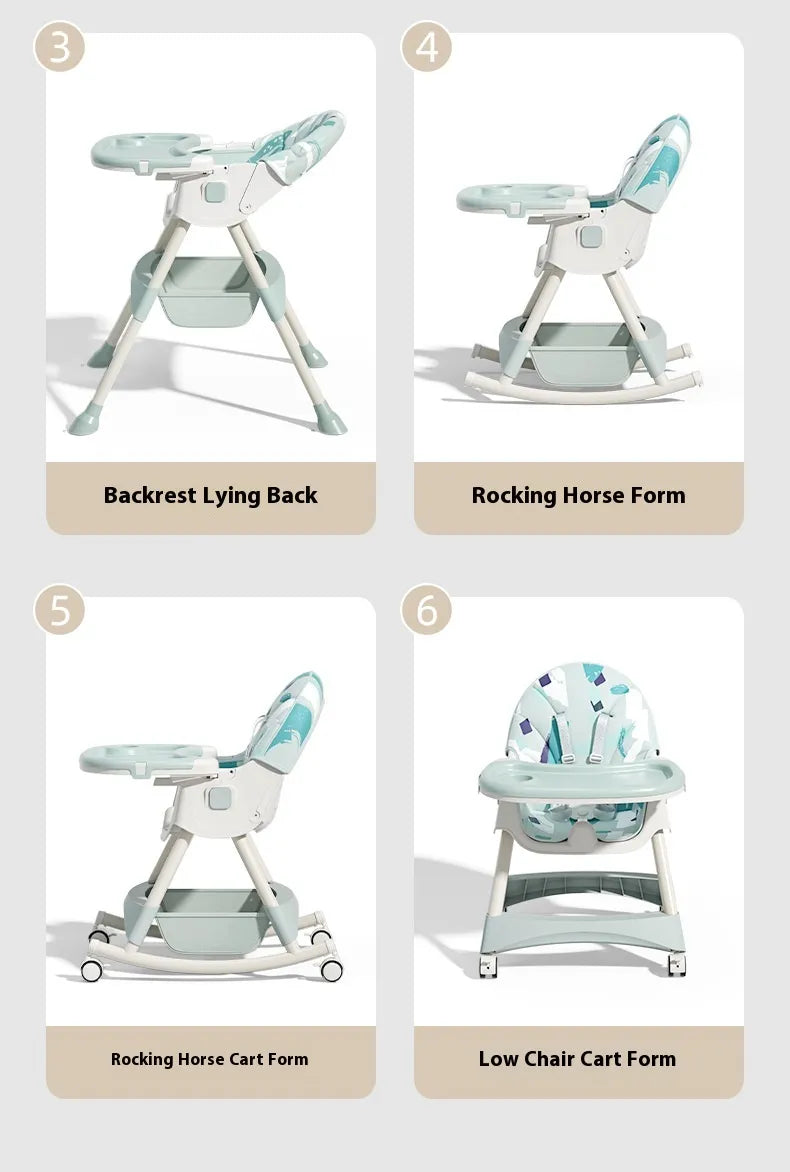 Multifunctional and Evolutionary High Chair for Baby